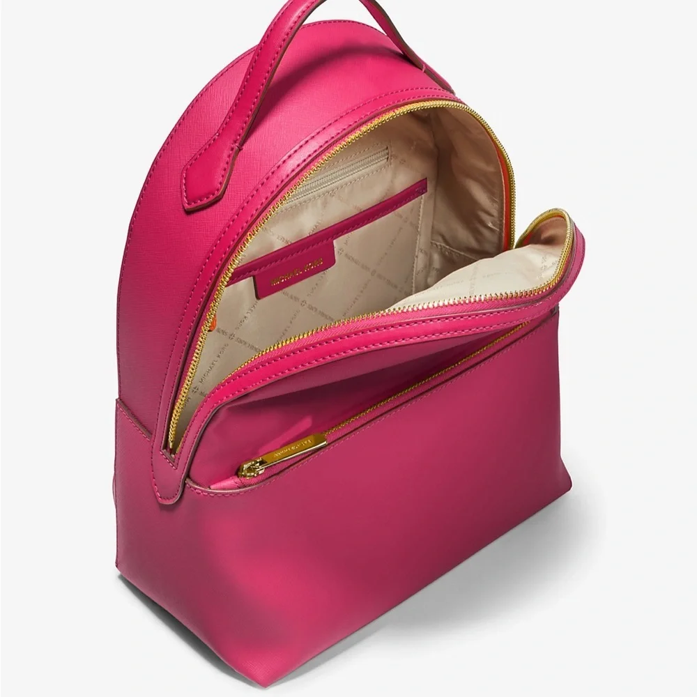 MICHAEL KORS Sheila Medium Front Packet Backpack ELECTRIC PINK COLOR